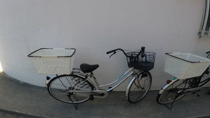 民宿・スーパー辰登城　自転車